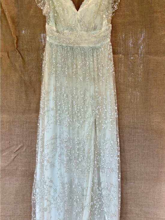 Baltic Born Dresses & Skirts - Baltic Born Ivory Beaded Maxi Dress